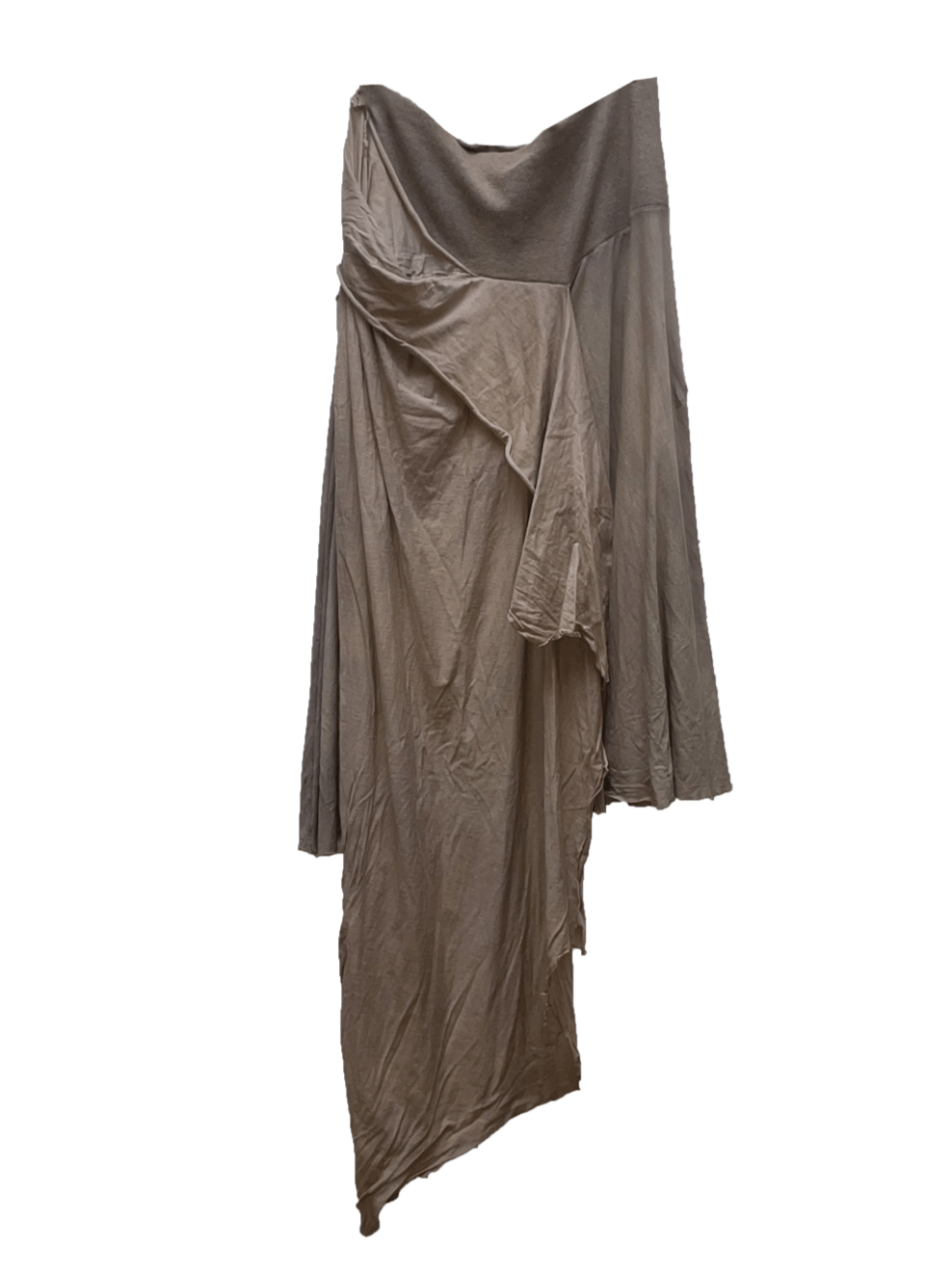 Draped Ribbed Skirt-Jules Bramley-APOC STORE