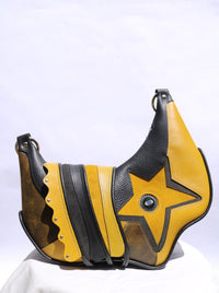 Star bag Black and Mustard Yellow-Av Grannan-APOC STORE