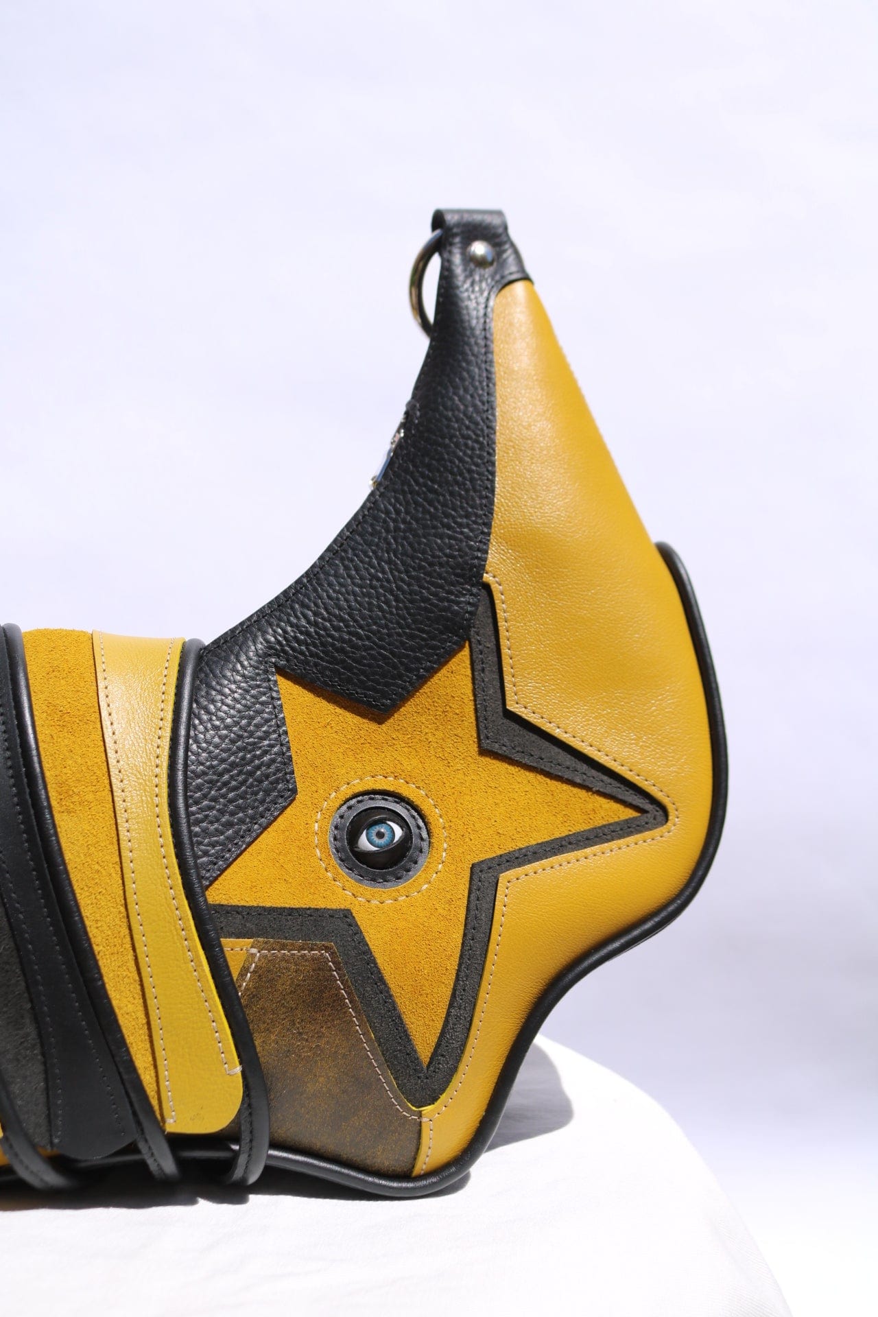 Star bag Black and Mustard Yellow-Av Grannan-APOC STORE