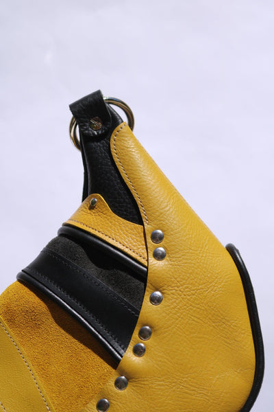Star bag Black and Mustard Yellow-Av Grannan-APOC STORE