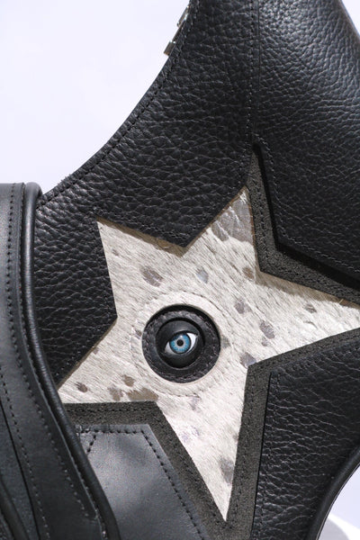 Star bag Black with Silver Star-Av Grannan-APOC STORE