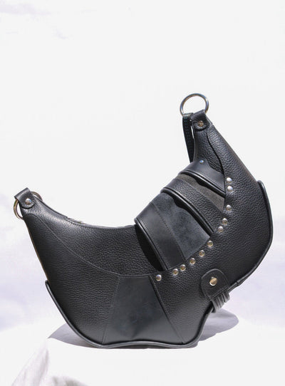 Star bag Black with Silver Star-Av Grannan-APOC STORE