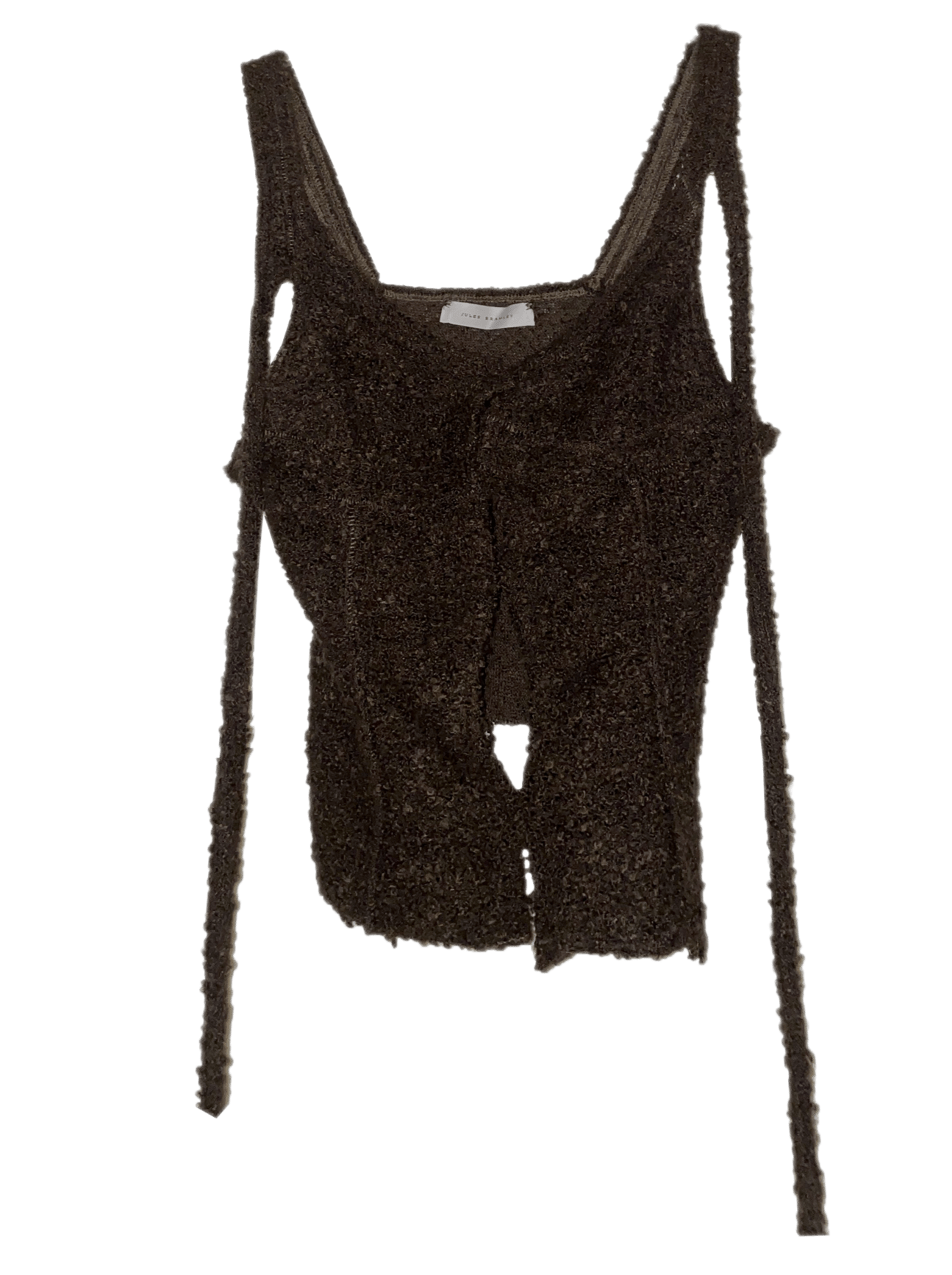 Wool Boucle Camisole-Jules Bramley-APOC STORE