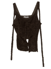 Wool Boucle Camisole-Jules Bramley-APOC STORE