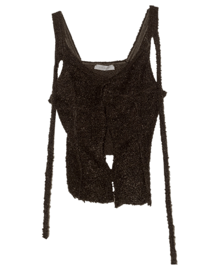 Wool Boucle Camisole-Jules Bramley-APOC STORE