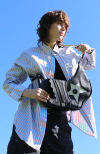 Star bag Black with Silver Star-Av Grannan-APOC STORE