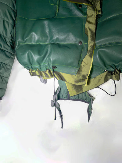 DISTRESSED GREEN JACKET-Puer Parasitus-APOC STORE