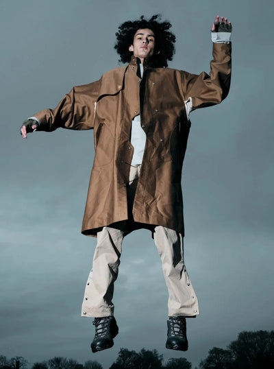 003/3dimension Coat Beige-Kei Kawai-APOC STORE