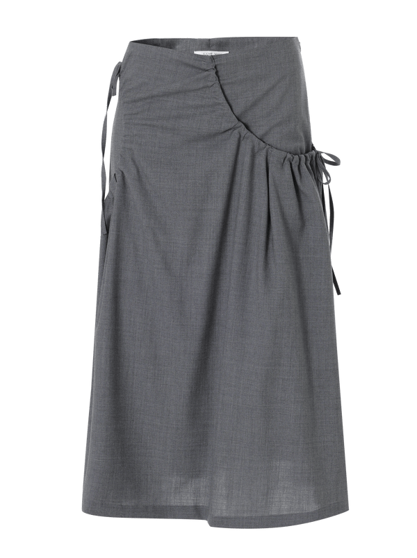 Land skirt - Gray-Julye Han-APOC STORE