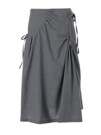 Land skirt - Gray-Julye Han-APOC STORE
