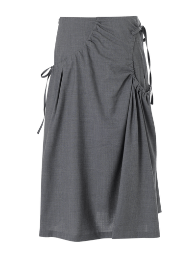 Land skirt - Gray-Julye Han-APOC STORE
