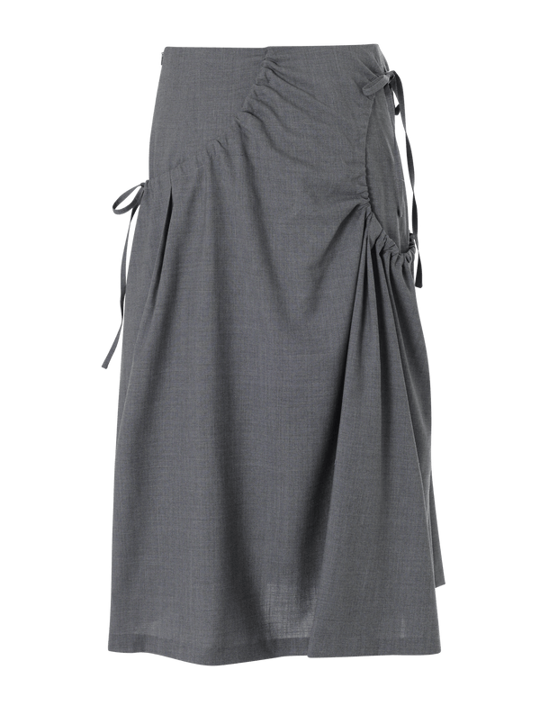 Land skirt - Gray-Julye Han-APOC STORE