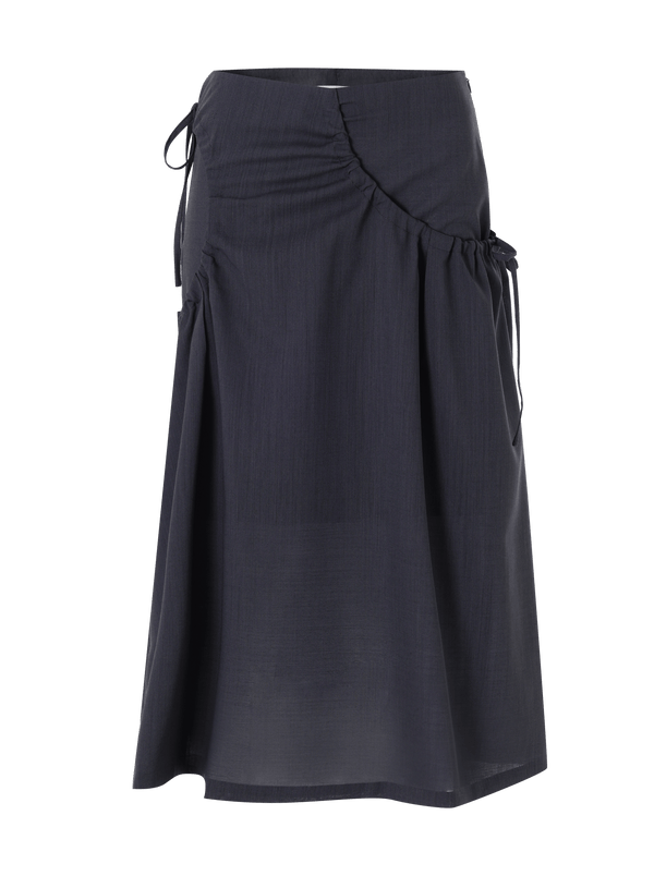 Land Skirt - Navy-Julye Han-APOC STORE