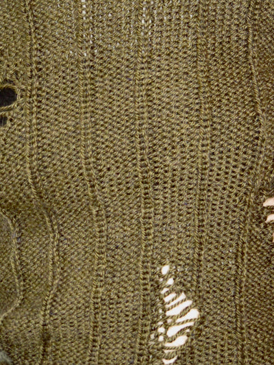 Double sweater “Forest” green-V4K-APOC STORE