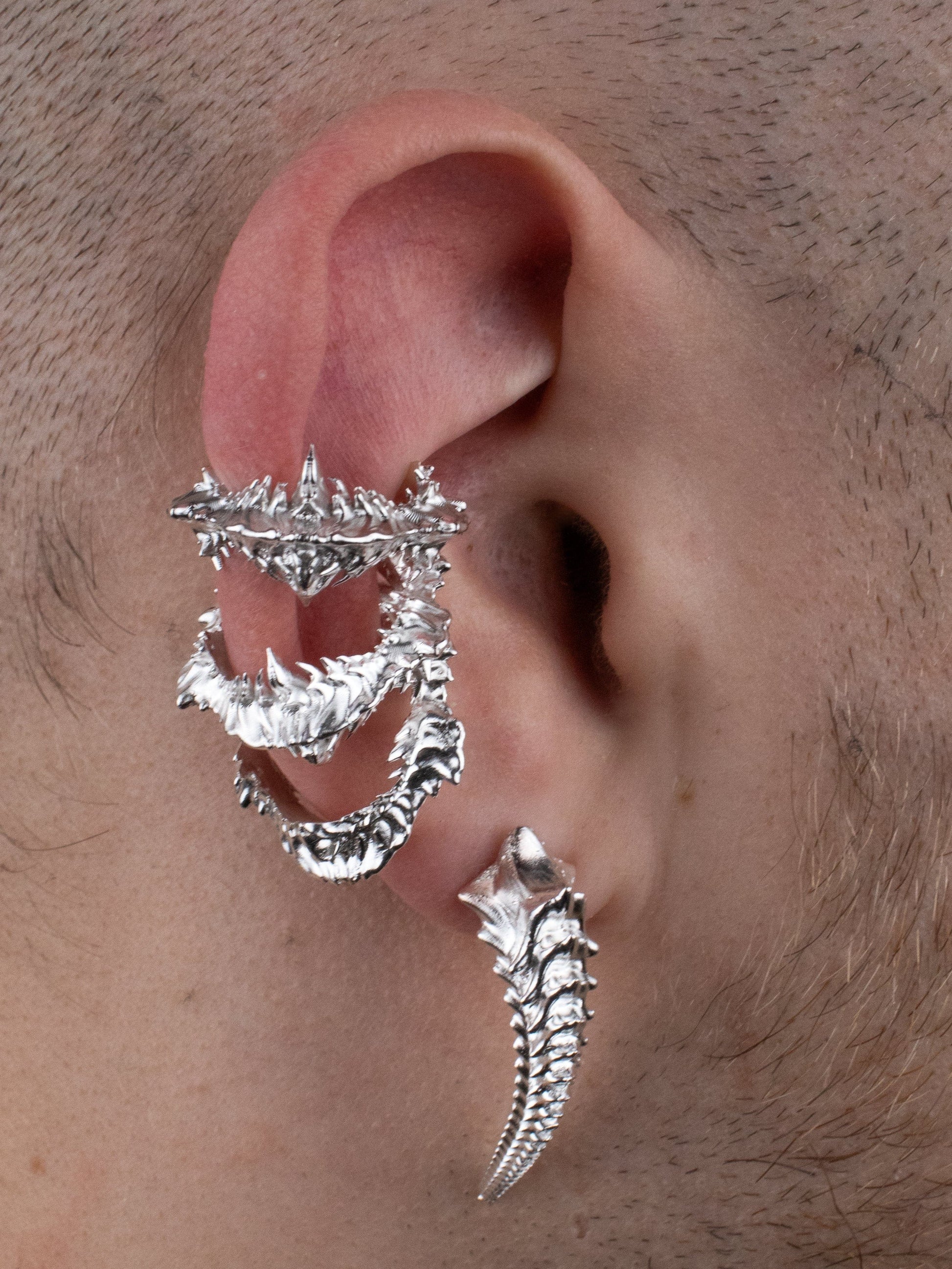 01-PIECE SERIES EARCUFF / RING-ASTERISK-APOC STORE