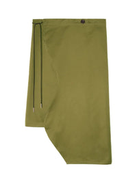 009PAKU SKIRT KHAKI-Kei Kawai-APOC STORE
