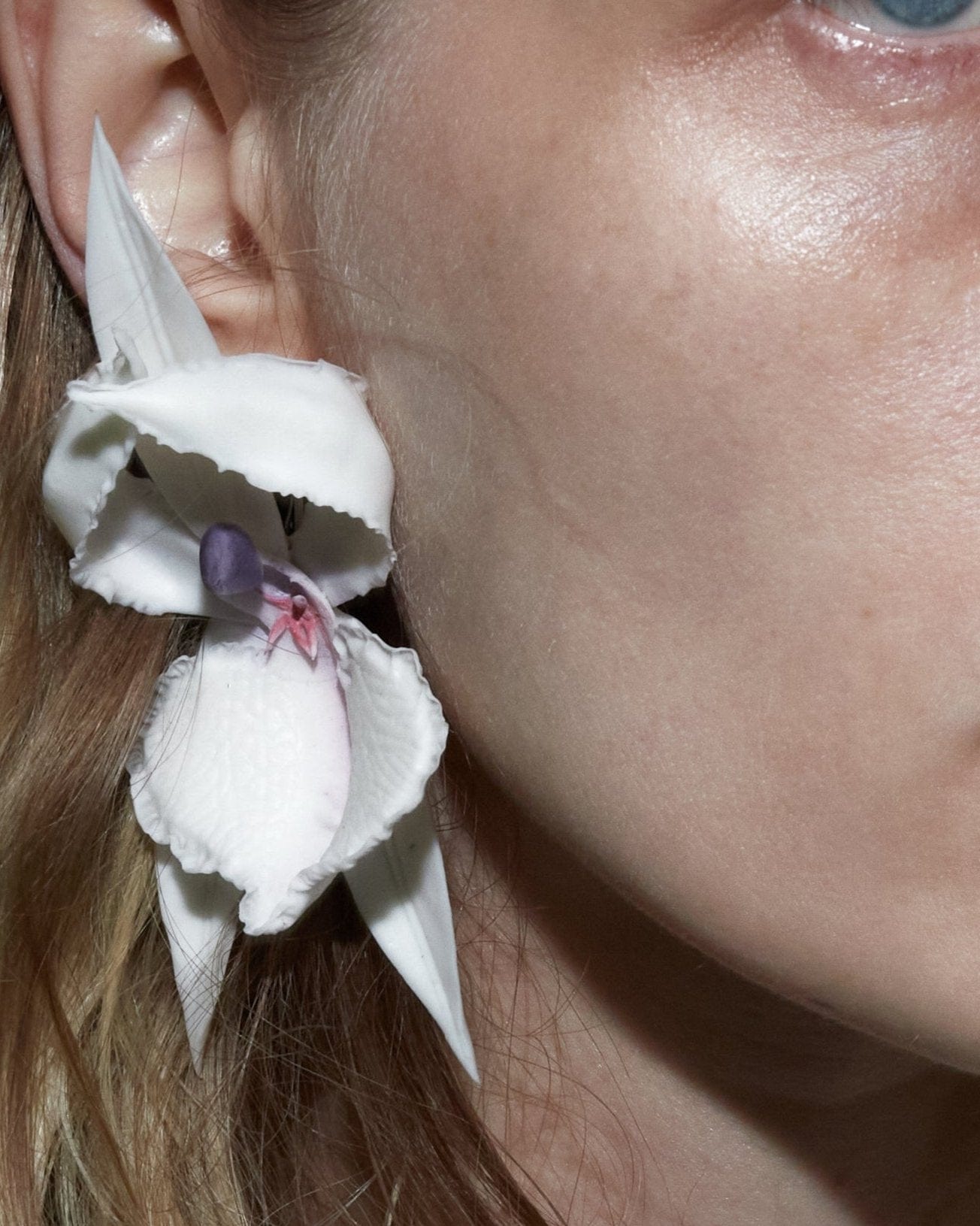 Ballerina Orchid Earrings-Baggira-APOC STORE