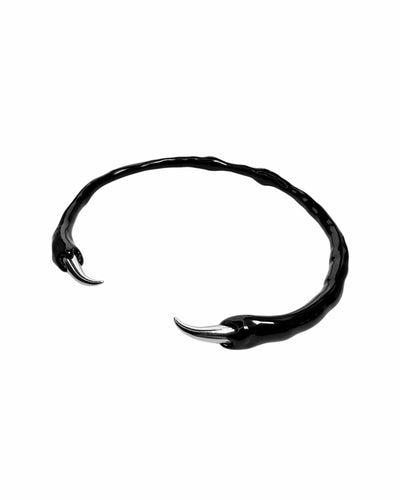 Black choker with spikes-CASPER DIY-APOC STORE