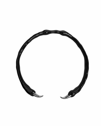 Black choker with spikes-CASPER DIY-APOC STORE