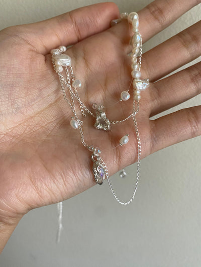 Celestial Necklace Silver-Nadia Ridiandries-APOC STORE