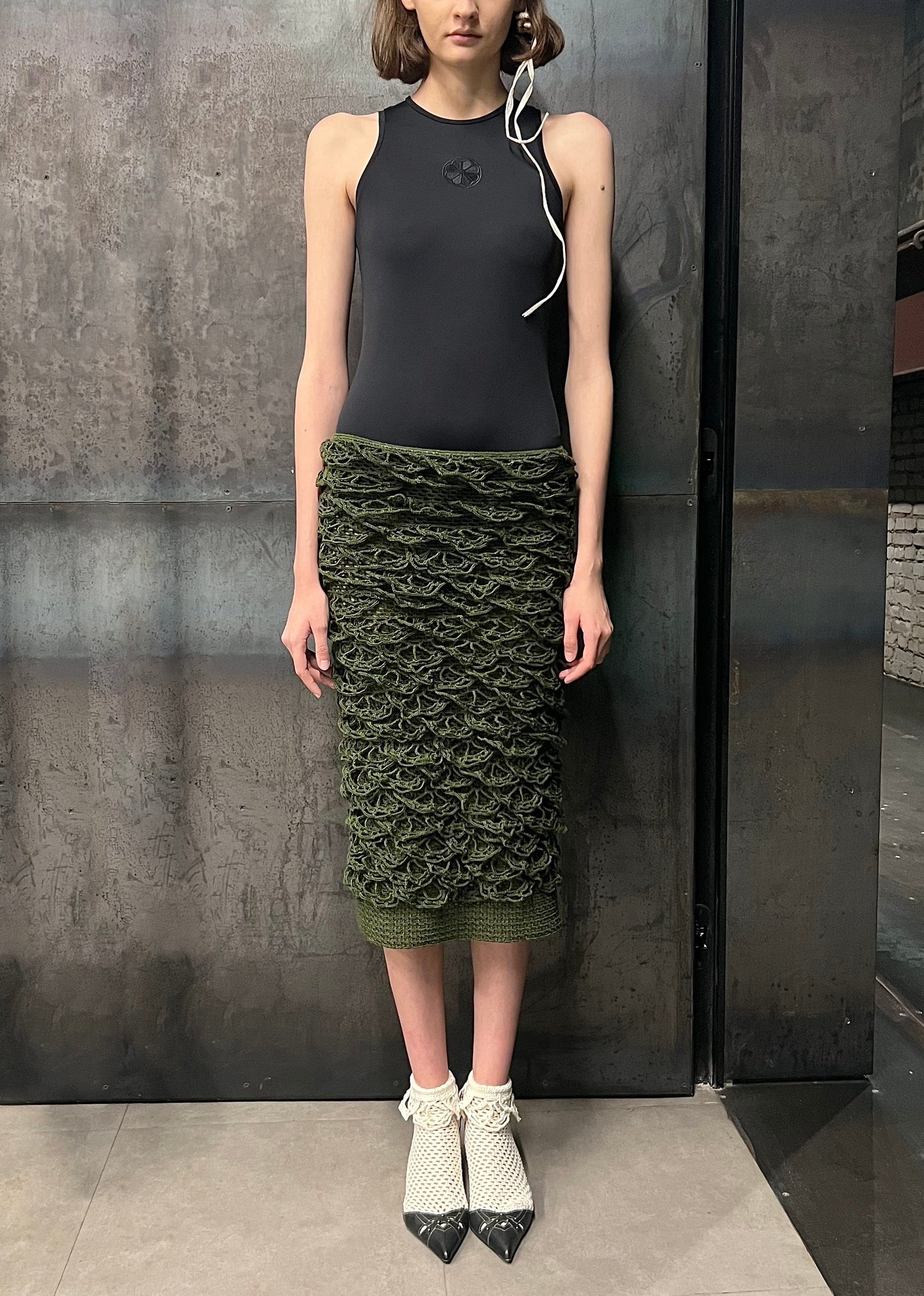 Biflex Bodysuit with Embroidery logo-Nastyamasha-APOC STORE