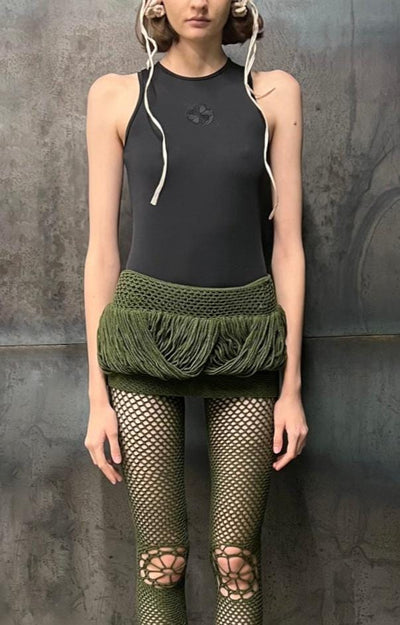 Biflex Bodysuit with Embroidery logo-Nastyamasha-APOC STORE