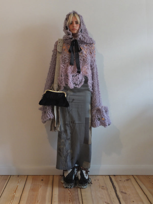 Feather Velvet Bag-Polyhedron-APOC STORE