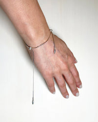 Silver scarf bracelet-Jaekim-APOC STORE