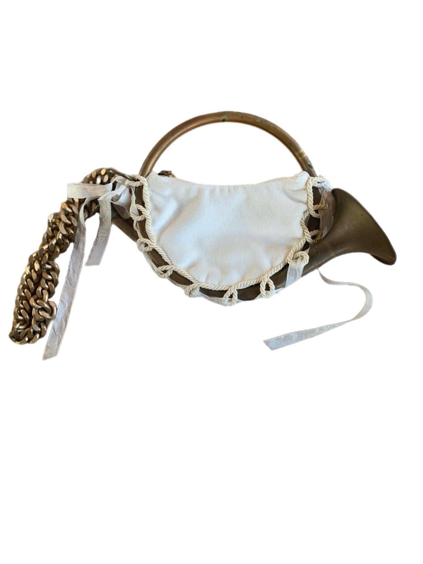 Angel of Music Little White Purse-Polyhedron-APOC STORE