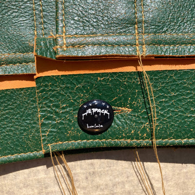 Green/Tan Leather Jacket:-Jetpack Hom(m)e-APOC STORE