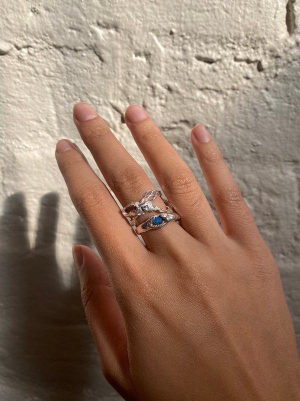 Burnt Bow Ring-Nadia Ridiandries-APOC STORE