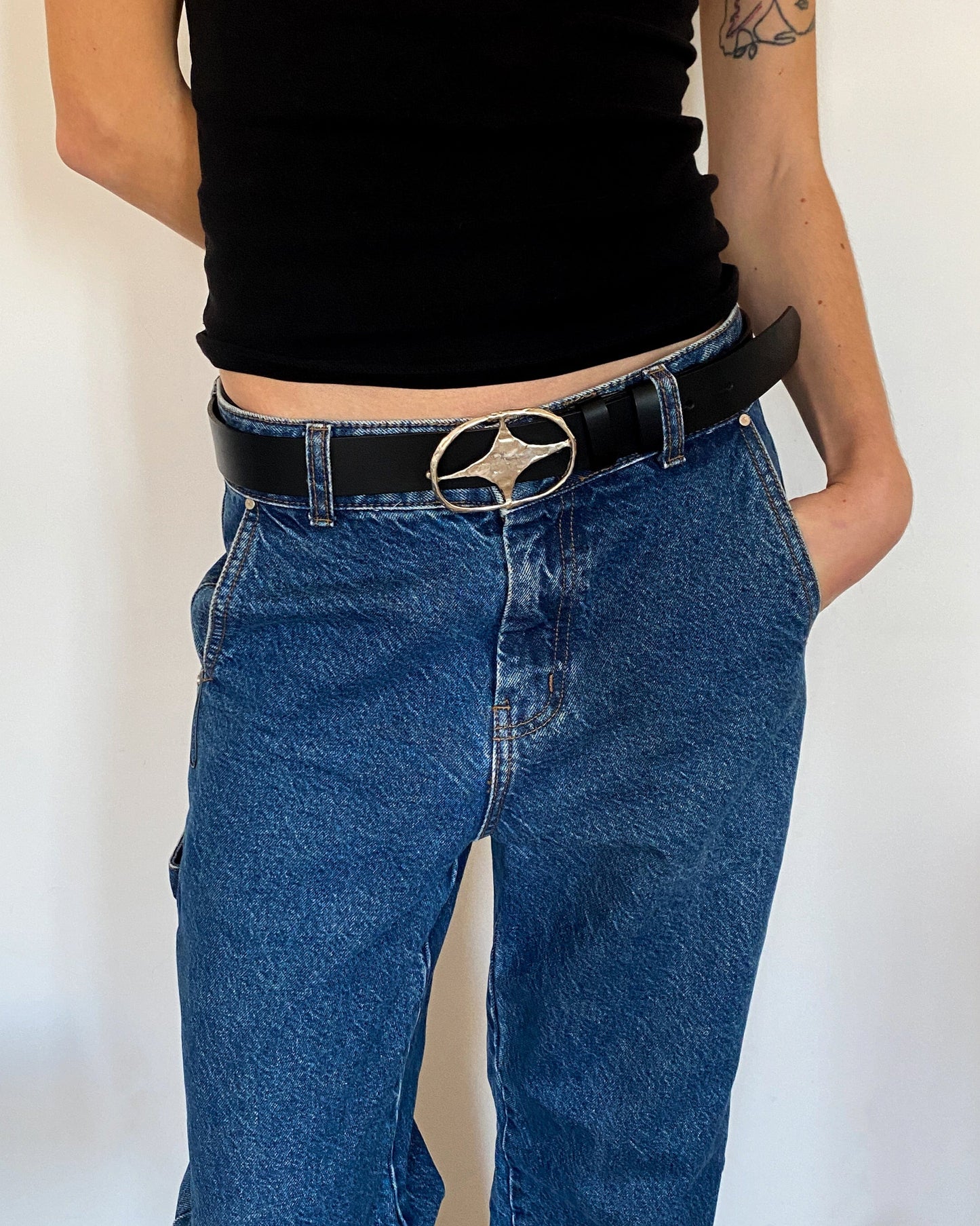 METAL STAR SILVER BELT-MIFIG-APOC STORE