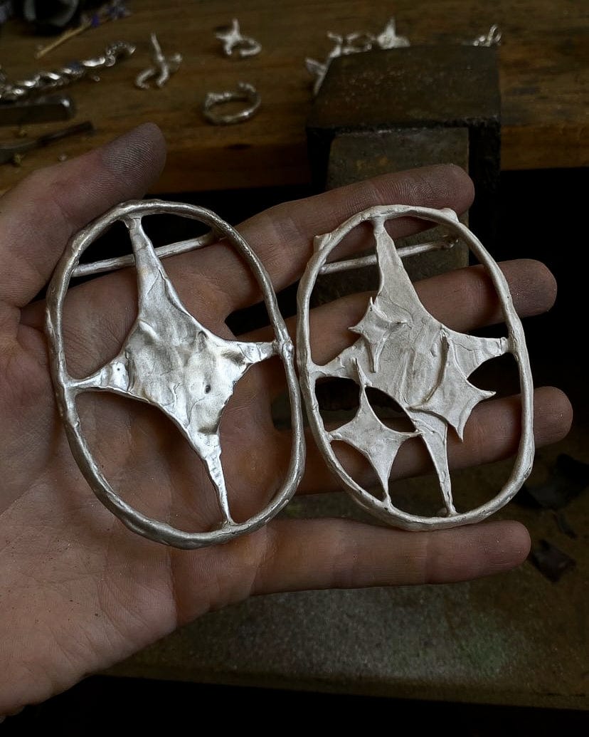 METAL STAR SILVER BELT-MIFIG-APOC STORE