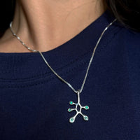 Green CZ stemcell pendant with Chain-NORAIZUXX-APOC STORE