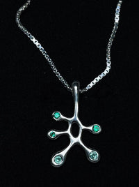 Green CZ stemcell pendant with Chain-NORAIZUXX-APOC STORE