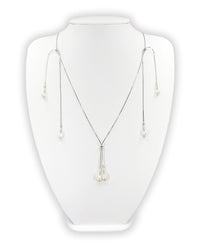 Pearl tassel necklace 05-Jaekim-APOC STORE