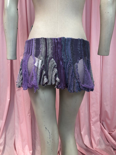 KNITTED SKIRT PURPLE-Lou de Bètoly-APOC STORE