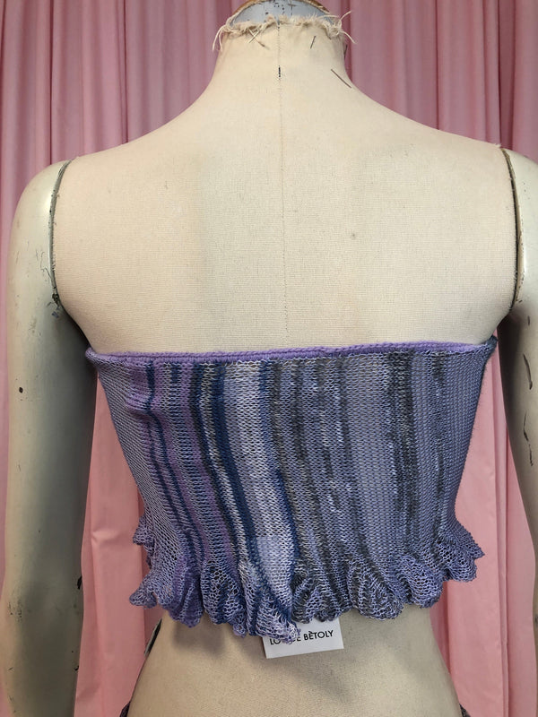 KNITTED TOP PURPLE-Lou de Bètoly-APOC STORE