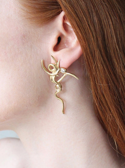 Gold Corliu Earring-Rosie Grace Ward-APOC STORE