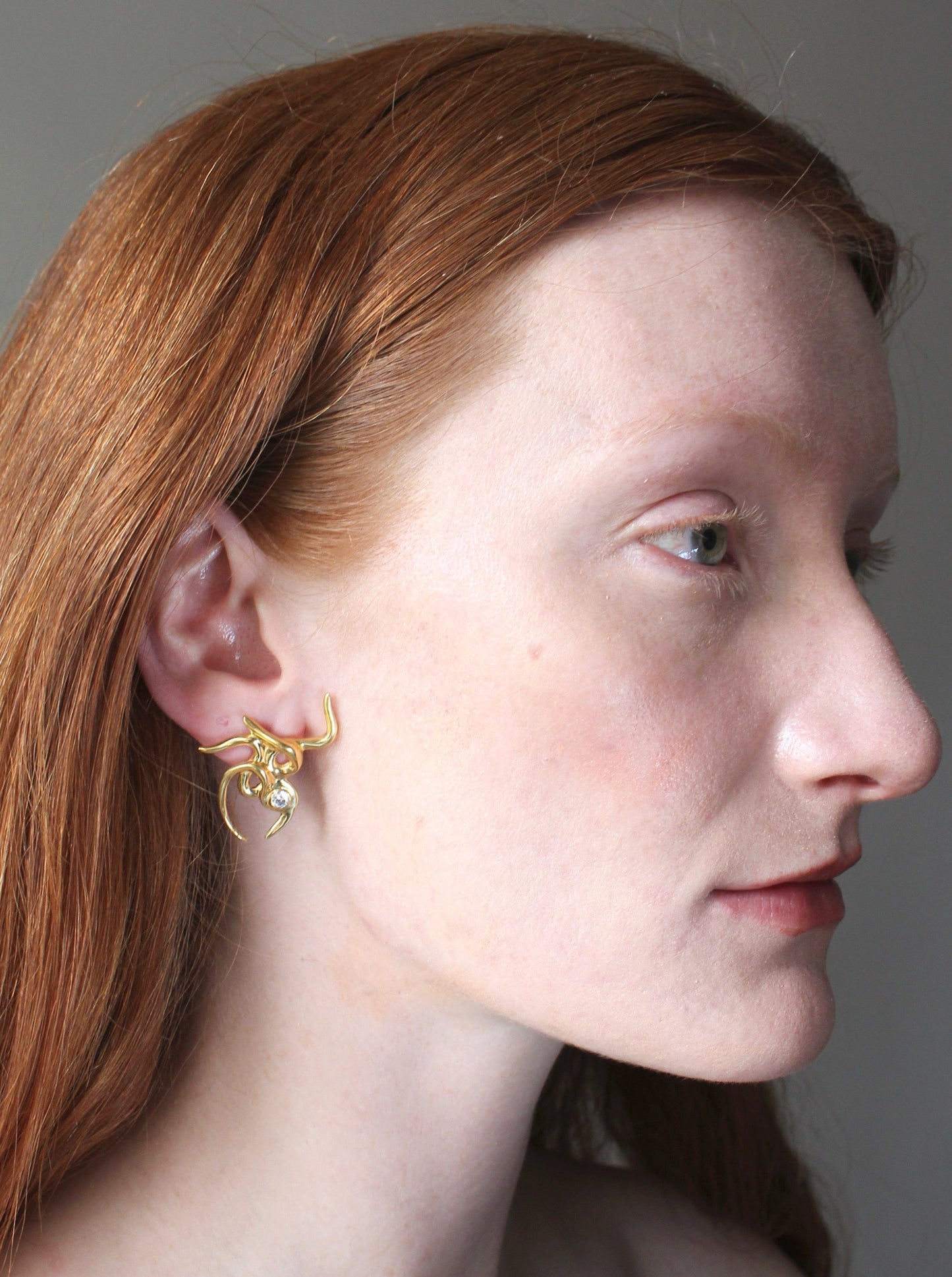 Gold Arachne Earring-Rosie Grace Ward-APOC STORE