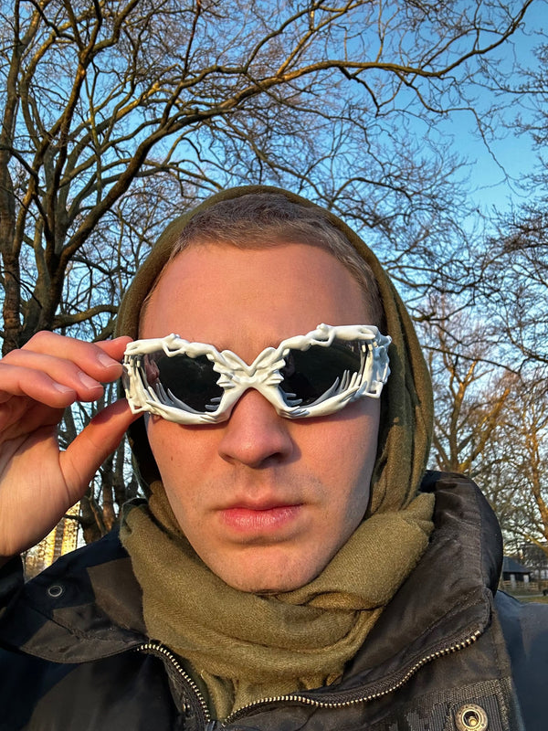 KP-01 Sunglasses White-TIDES STUDIO-APOC STORE