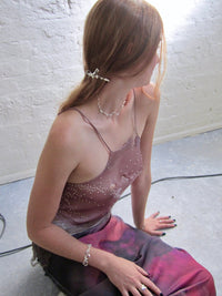 Burnt Ribbon Choker-Nadia Ridiandries-APOC STORE