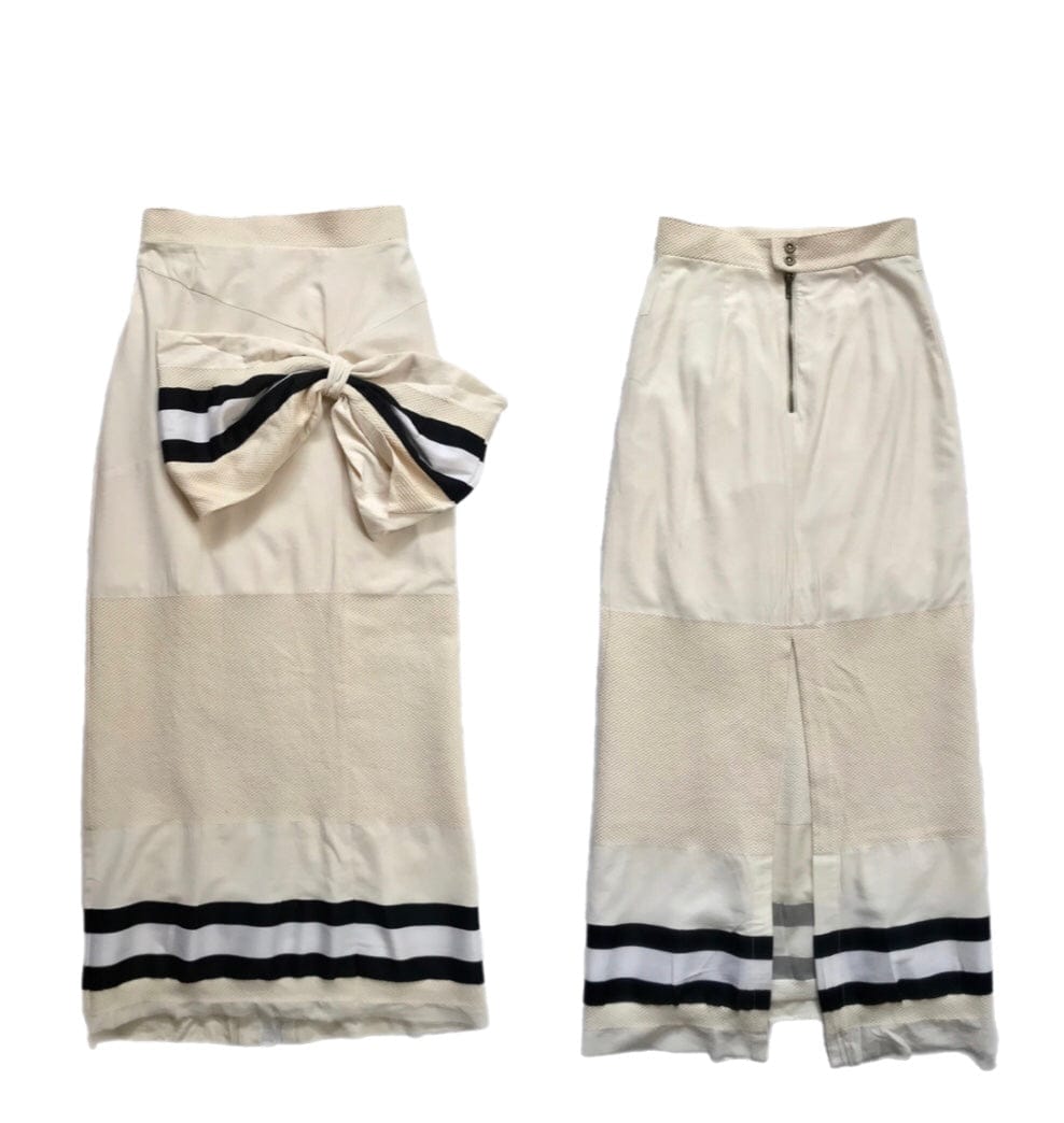 Bow skirt-Polyhedron-APOC STORE