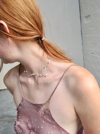 Burnt Ribbon Choker-Nadia Ridiandries-APOC STORE