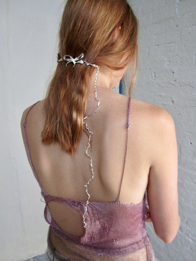 Burnt Ribbon Hair Snatcher-Nadia Ridiandries-APOC STORE