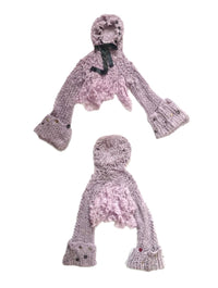 Lilac Hooded Knit-Polyhedron-APOC STORE