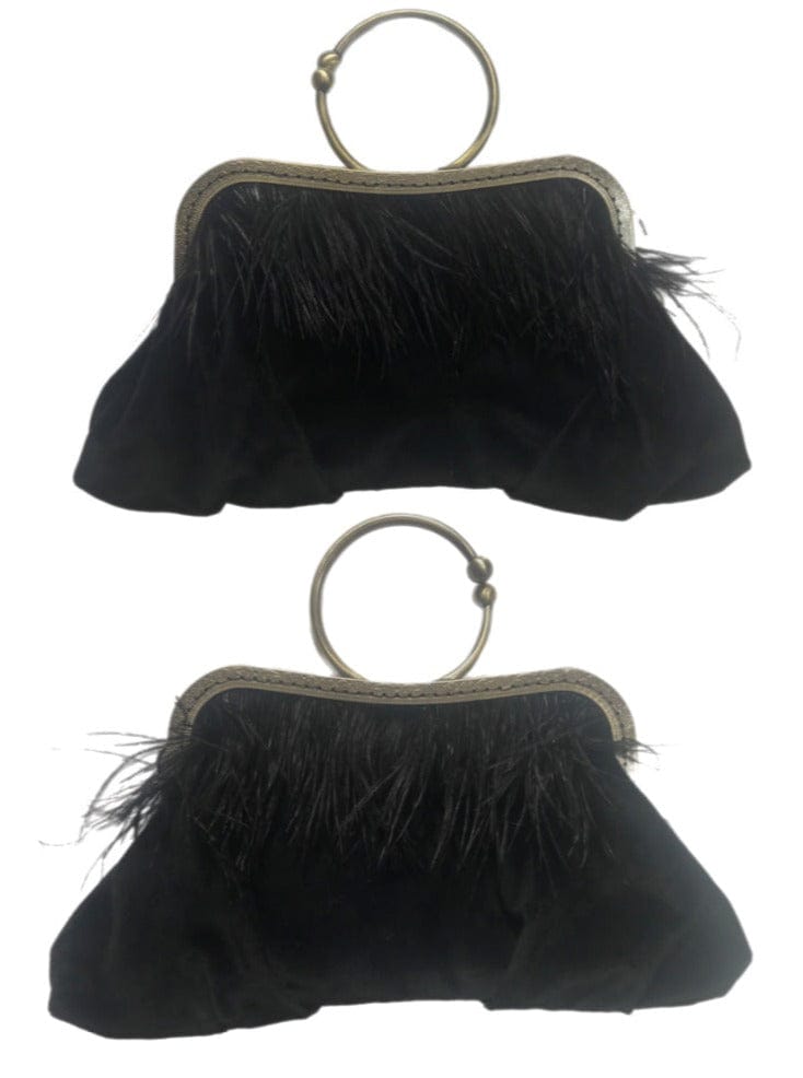 Feather Velvet Bag-Polyhedron-APOC STORE