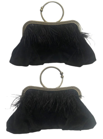Feather Velvet Bag-Polyhedron-APOC STORE