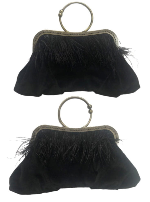 Feather Velvet Bag-Polyhedron-APOC STORE