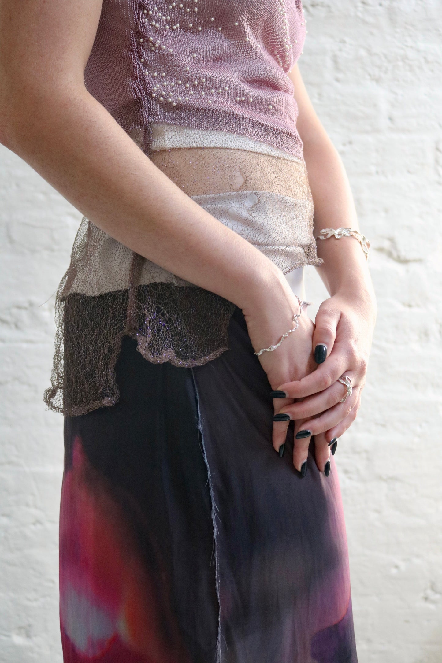 Burnt Ribbon Bracelet-Nadia Ridiandries-APOC STORE